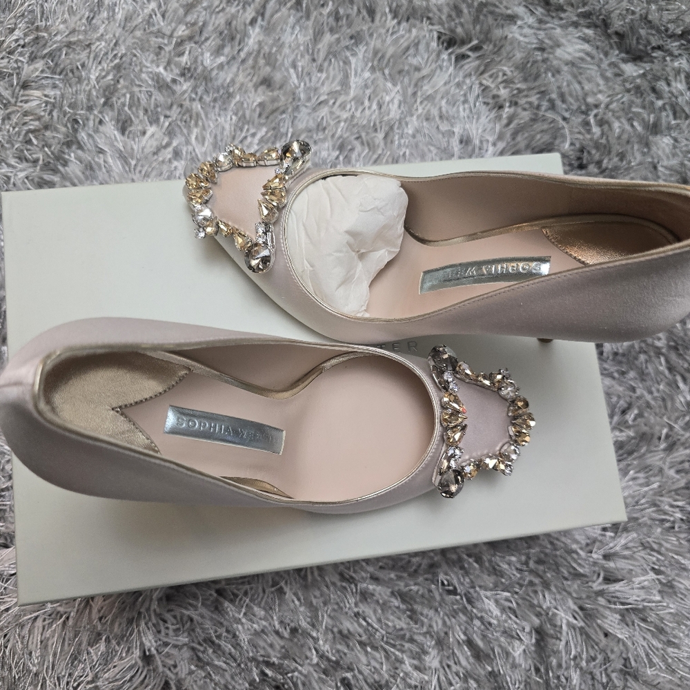 Sophia Webster Margaux Pump Satin Slip-On Pumps
